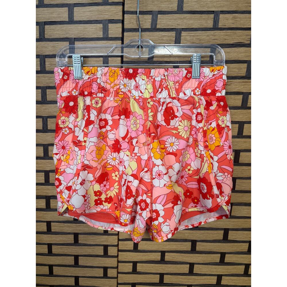 Avia Pink And Orange Floral Active‎ Shorts Size Small
